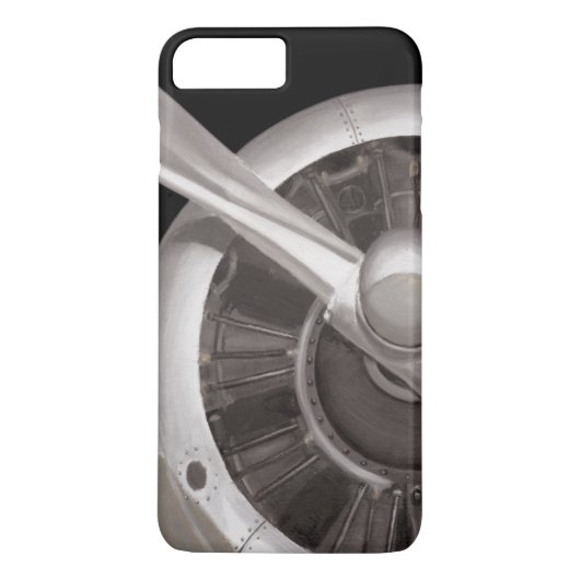 飛行機のプロペラのクローズアップ Case-Mate iPhoneケース (裏面)