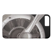 飛行機のプロペラのクローズアップ Case-Mate iPhoneケース (裏面(横))