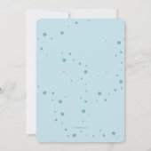 飛行機のベビーシャワー招待状 招待状 (裏面)