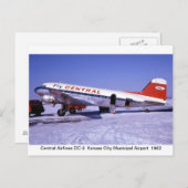 飛行機のポストカード ポストカード (正面/裏面)