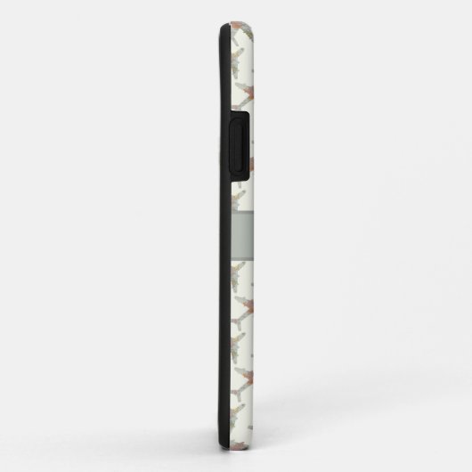 飛行機のワールドマップ名前をカスタムする Case-Mate iPhoneケース (裏面/右)