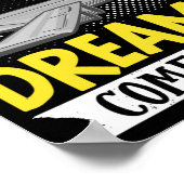 飛行機の休暇を過ごす旅行代理店が夢を作る ポスター (角)