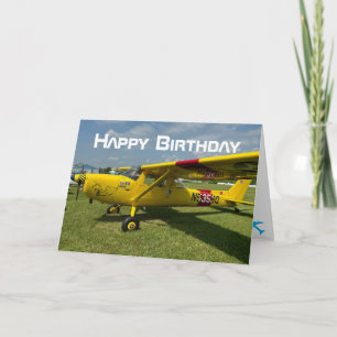 飛行機の写真、クールな航空パイロットの誕生日 カード