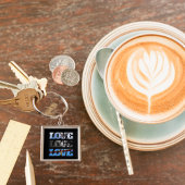 飛行機の写真LOVEフレーム、航空誕生日 キーホルダー