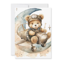 飛行機の出産に際してのテディベアの発表