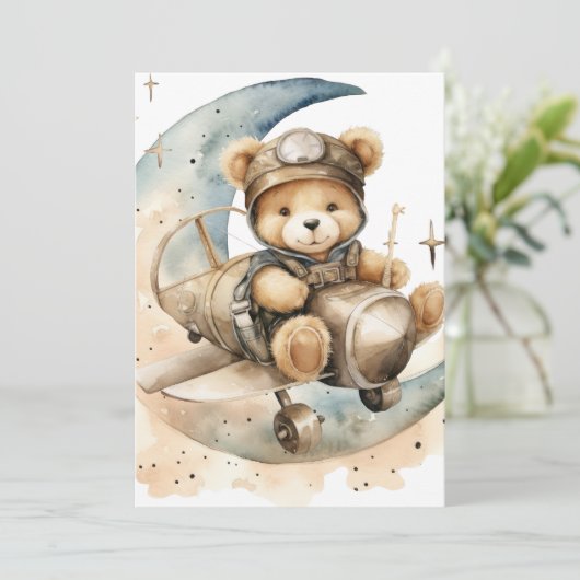 飛行機の出産に際してのテディベアの発表 (スタンド正面)