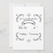 飛行機の出産に際してのテディベアの発表 (裏面)