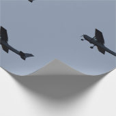 飛行機の包装紙 ラッピングペーパー (角)