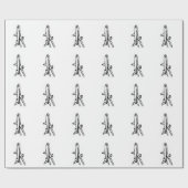 飛行機の包装紙 ラッピングペーパー (フラット)