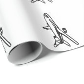 飛行機の包装紙 ラッピングペーパー (ロールコーナー)