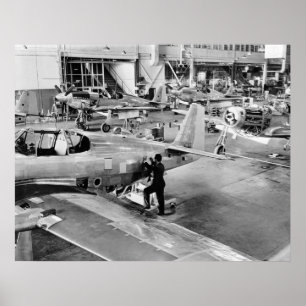 飛行機の工場: 1940年 ポスター