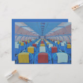 飛行機の座席（グレゴリオ・ウンクラガによる） カード (正面/裏面インサイチュ)