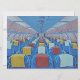 飛行機の座席（グレゴリオ・ウンドゥラガによる） カード