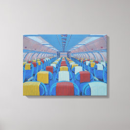 飛行機の座席（Gregorio Undurraga著） キャンバスプリント