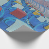 飛行機の座席（Gregorio Undurraga著） ラッピングペーパー (角)