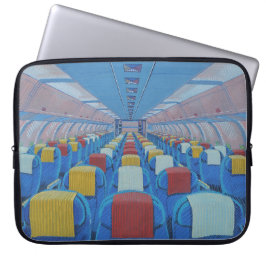 飛行機の座席（Gregorio Undurraga著） ラップトップスリーブ