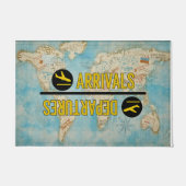 飛行機の形式、空港の形式 ドアマット (正面)