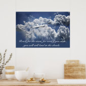 飛行機の感動的ポスター ポスター (キッチン)