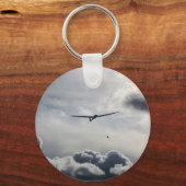 飛行機の打ち上げ キーホルダー (正面)