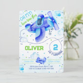 飛行機の招待状 招待状 (スタンド正面)