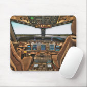 飛行機の操縦室のマウスパッド マウスパッド (マウス)