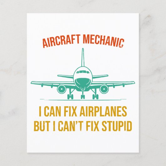 飛行機の整備士は飛行機を直せるが直せない (正面)