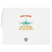 飛行機の整備士は飛行機を直せるが直せない (裏面横)