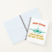 飛行機の整備士は飛行機を直せるが直せない ノートブック (内部)