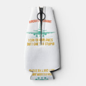 飛行機の整備士は飛行機を直せるが直せない ボトルクーラー (裏面)