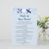 飛行機の星が雲あなたの電話ゲームの中にあるものを (スタンド正面)