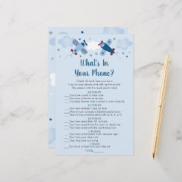 飛行機の星が雲あなたの電話ゲームの中にあるものを