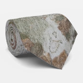 飛行機の木のカモフラージュは、バークパターンのネックタイを見る ネクタイ (ロール)