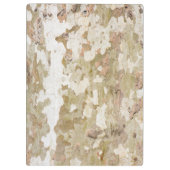 飛行機の木カモフラージュは樹皮のパターンを見る クリップボード (裏面)