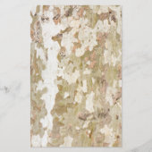 飛行機の木カモフラージュは樹皮のパターンを見る チラシ (正面)