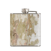 飛行機の木カモフラージュは樹皮のパターンを見る フラスク (裏面)