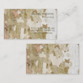 飛行機の木カモフラージュは樹皮のパターンを見る 名刺 (正面/裏面)