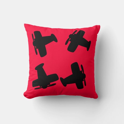 飛行機の枕 クッション (正面)