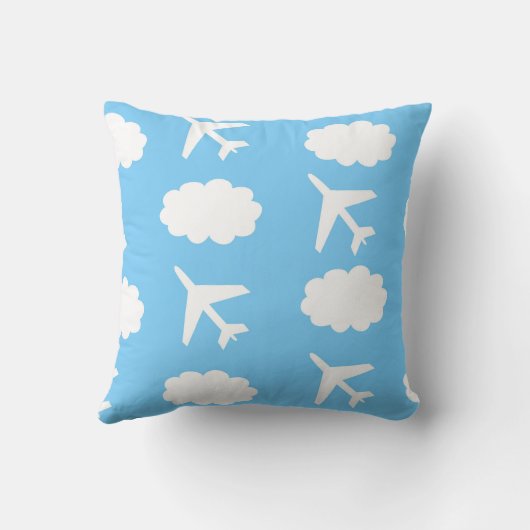 飛行機の枕 クッション (裏面)