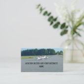 飛行機の滑走路 セスナ ビジネス カード (スタンド正面)
