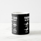 飛行機の空き時間でできること コーヒーマグカップ (中央)