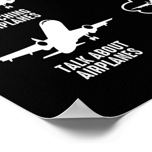 飛行機の空き時間でできること ポスター (角)