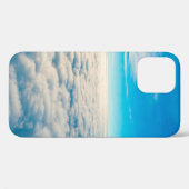 飛行機の窓から雲の上の日の出 Case-Mate iPhoneケース (裏面 (横))