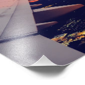 飛行機の窓サンライズ水平航空 フォトプリント (角)