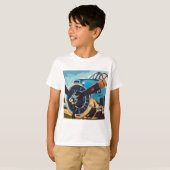 飛行機の絵 - 航空ファンへのギフト Tシャツ (正面フル)