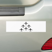 飛行機の艦隊 バンパーステッカー (車上)