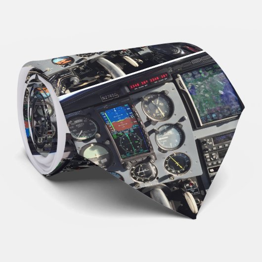 飛行機の計器板のタイ ネクタイ (ロール)