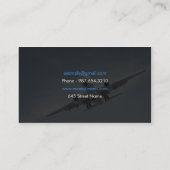 飛行機の試験名刺 名刺 (裏面)