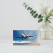 飛行機の試験名刺 名刺 (スタンド正面)