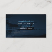 飛行機の試験名刺 名刺 (裏面)