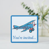 飛行機の誕生会 招待状 (スタンド正面)